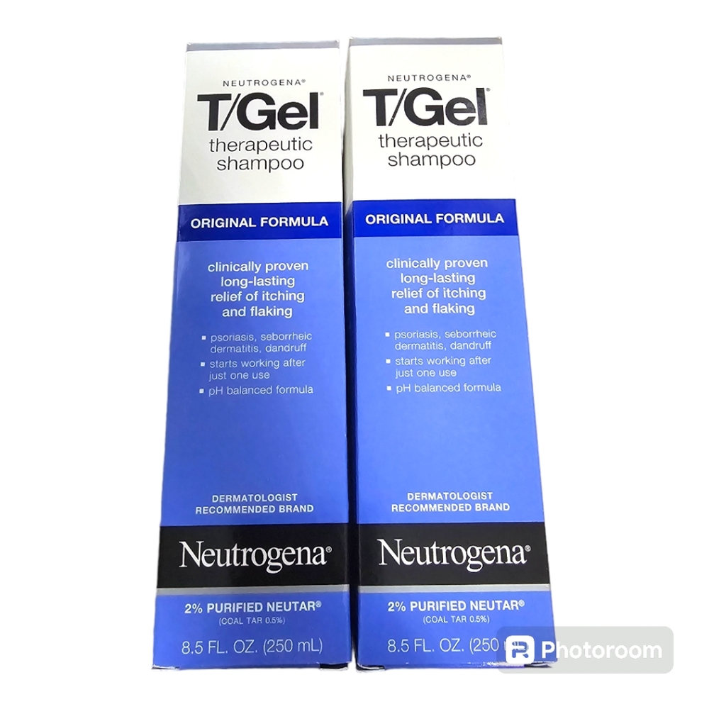 Neutrogena T/Gel Therapeutic Shampoo Original Formula 8.5fl oz (Set of 2)